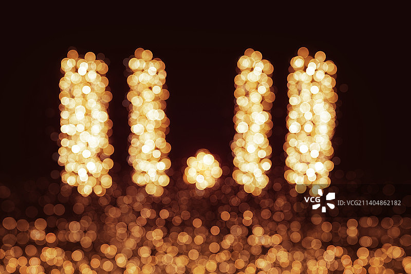 金色光斑双十一图片素材