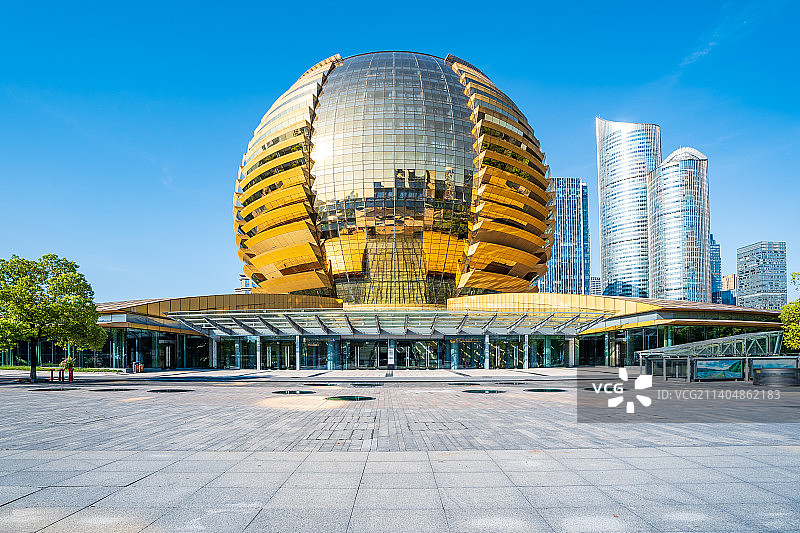 杭州城市建筑图片素材