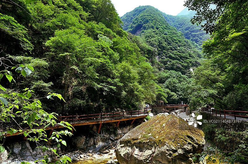 西安太平国家森林公园风光图片素材