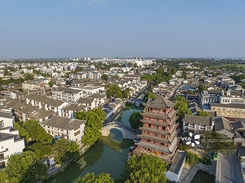 安徽合肥肥西三河古镇景区风光图片素材