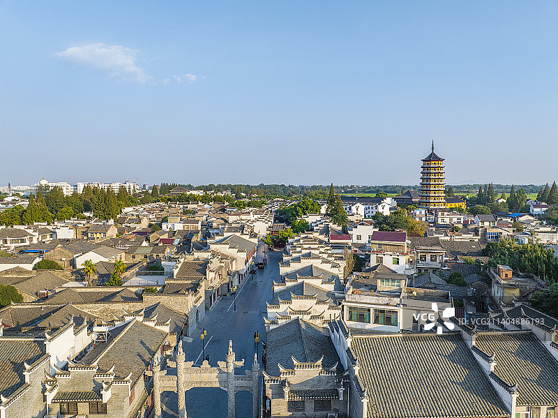 安徽合肥肥西三河古镇景区风光图片素材