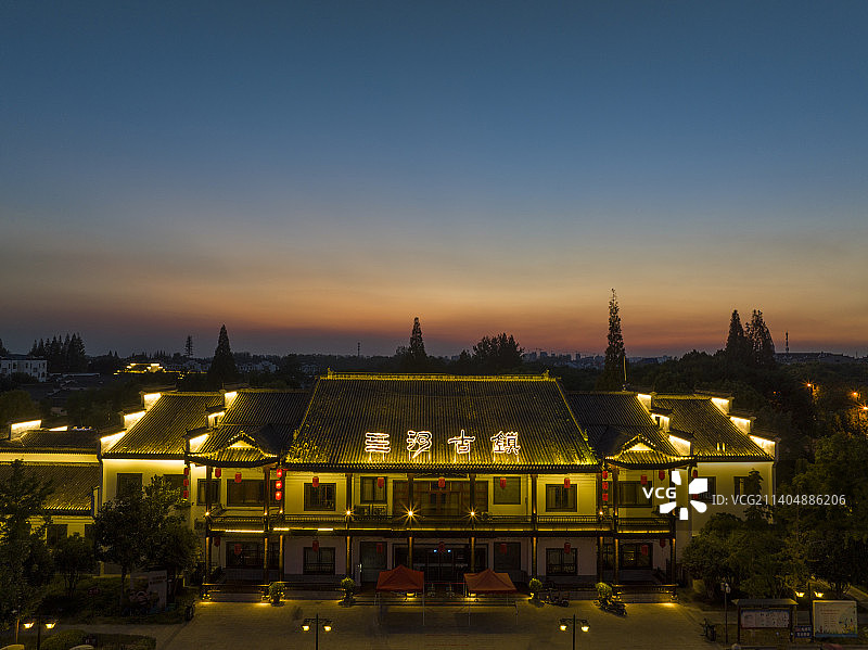 安徽合肥肥西三河古镇景区风光图片素材