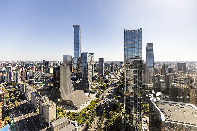 北京中央商务区CBD风光图片素材