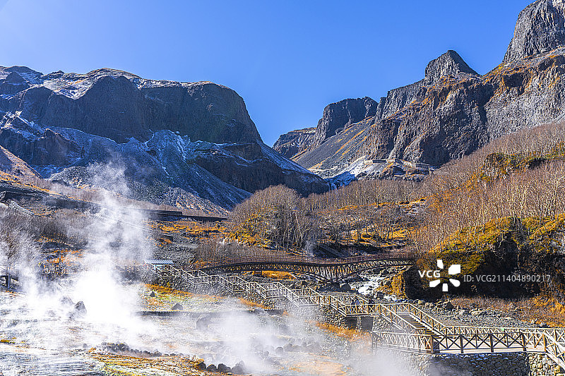 长白山天池图片素材