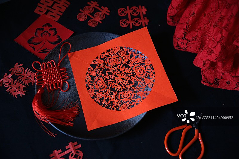 剪纸艺术图片素材