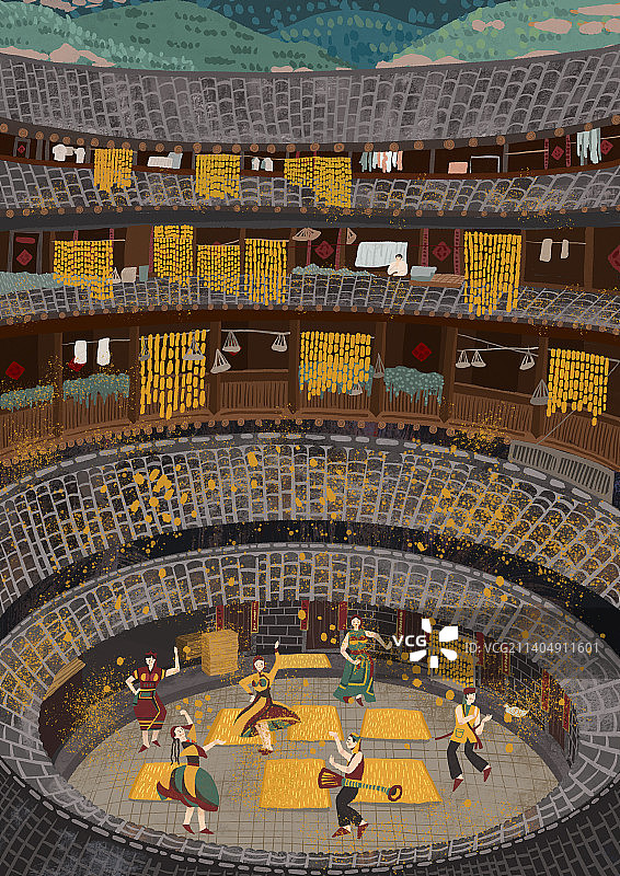 福建土楼图片素材