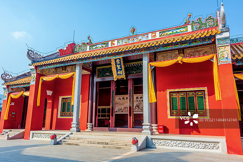 中国广西贺州临贺故城贺州文庙崇圣祠图片素材