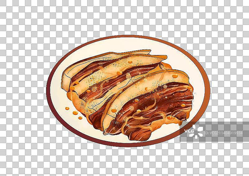 济南特色美食山东美食把子肉图片素材