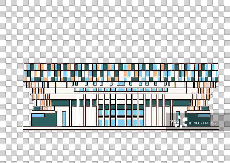 济南城市地标建筑免抠山东博物馆图片素材