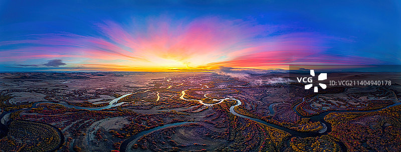 锦绣山河-额尔古纳湿地图片素材
