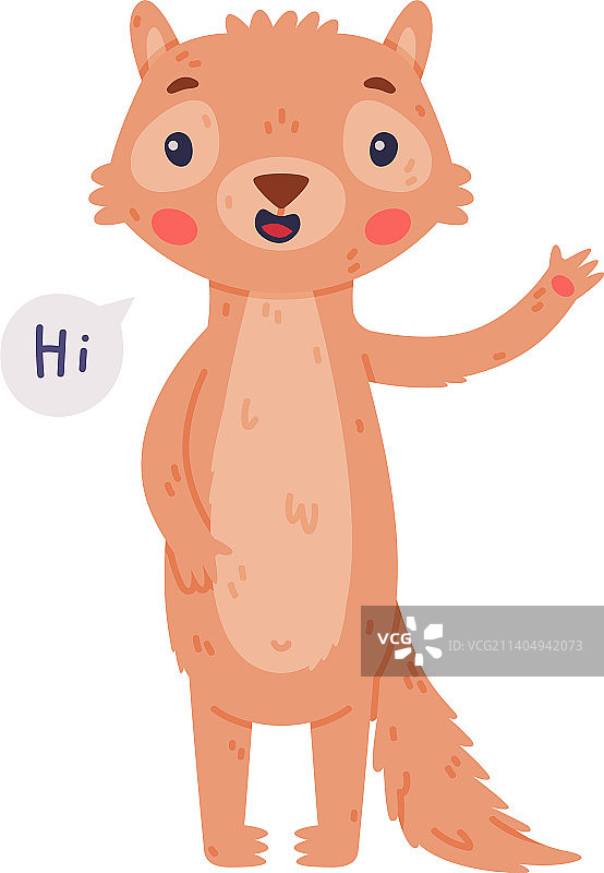 有着漂亮口鼻的可爱小非洲地松鼠图片素材