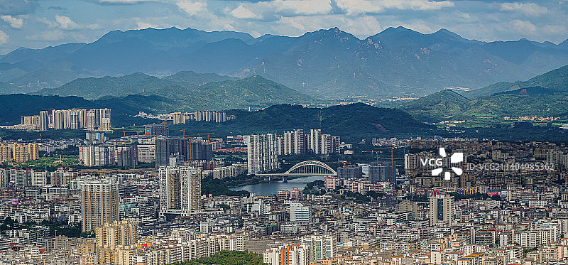 城市建筑风光与城市天际线图片素材