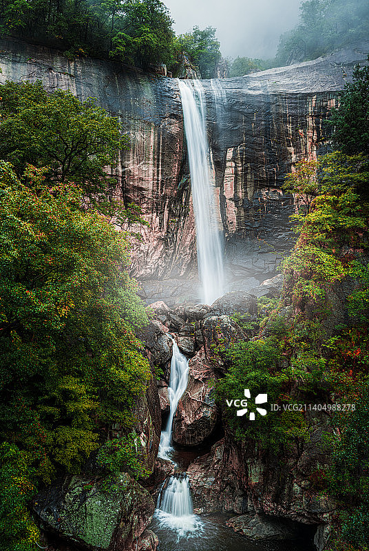 河南白云山九龙瀑布（二）图片素材