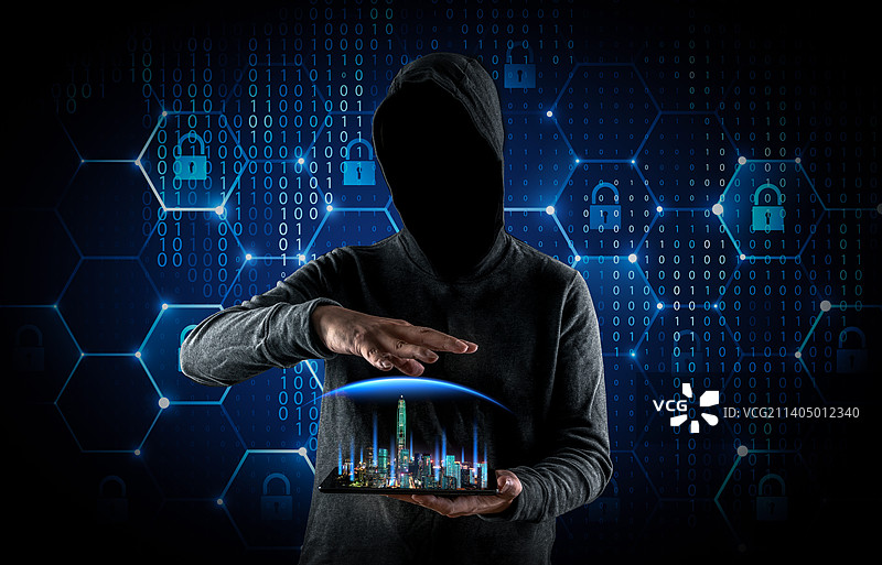 网络科技概念，科技城市图片素材