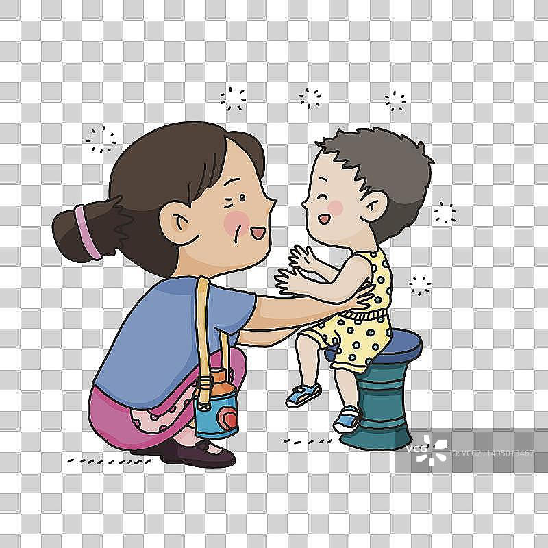 带孩子图片素材