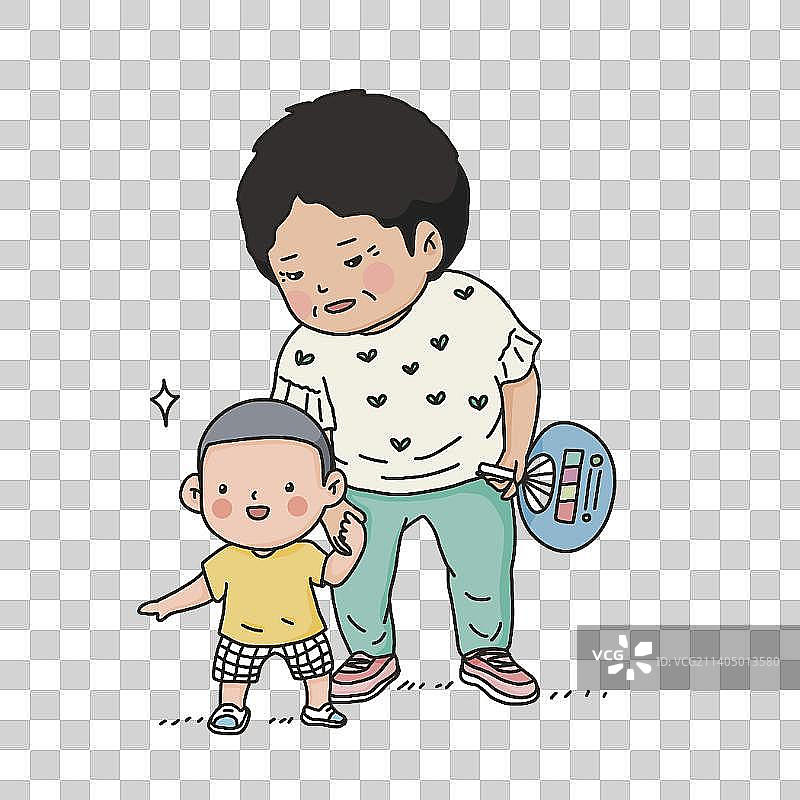 带孩子图片素材