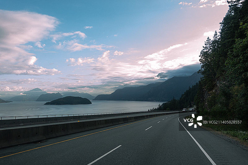 海天公路图片素材