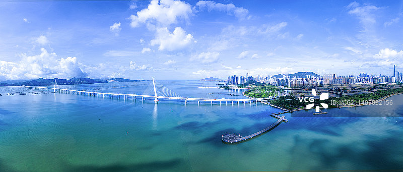 深圳湾大桥图片素材