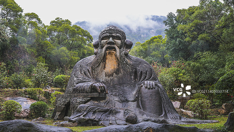 福建泉州清源山老子像图片素材
