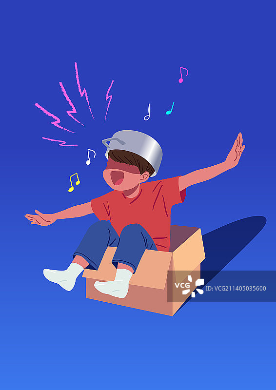 注意缺陷多动障碍、分心、儿童、盒子、歌曲、精神健康图片素材