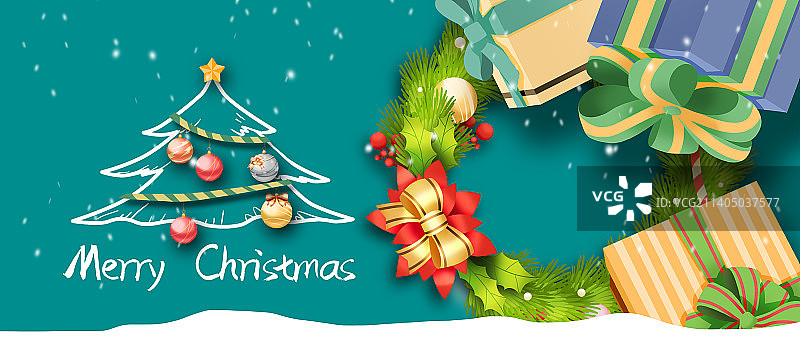 圣诞节海报设计图片素材