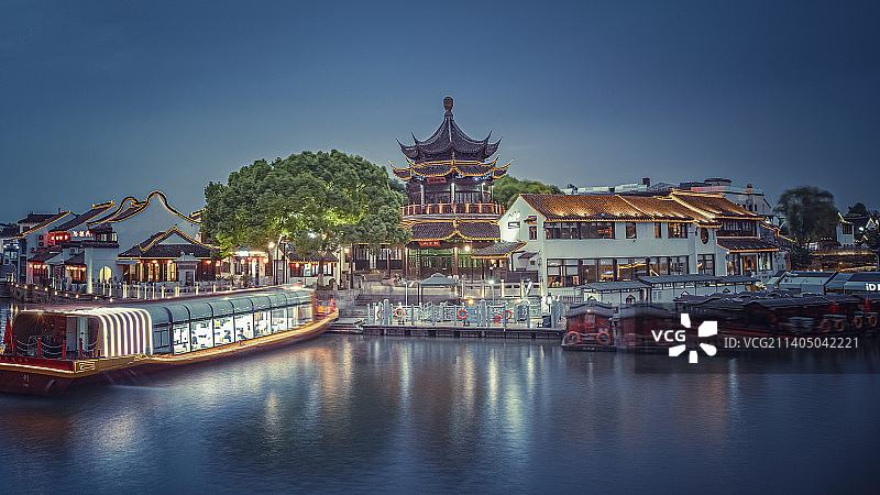 苏州阊门北码头图片素材