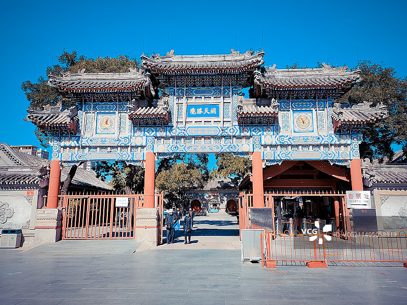 北京白云观图片素材
