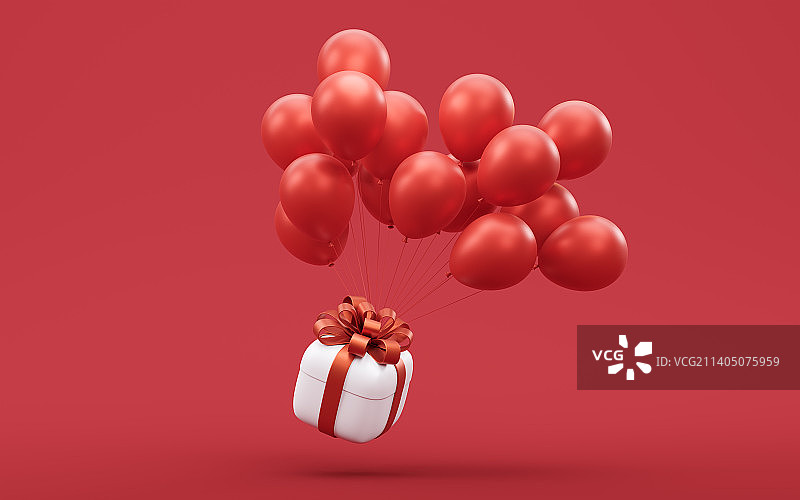 卡通风格圆角礼物盒3D渲染图片素材