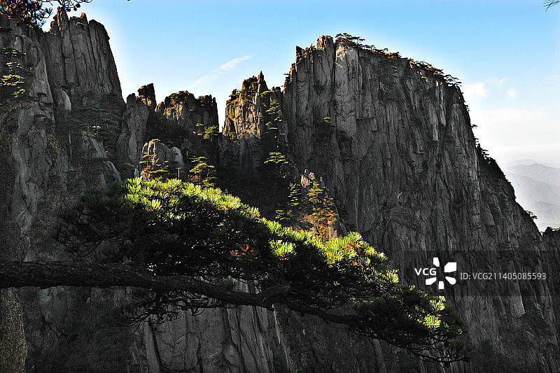 2009年12月01日，安徽，黄山风光。图片素材