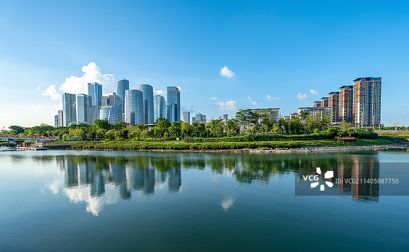 中国深圳南山区桂湾公园城市建筑图片素材