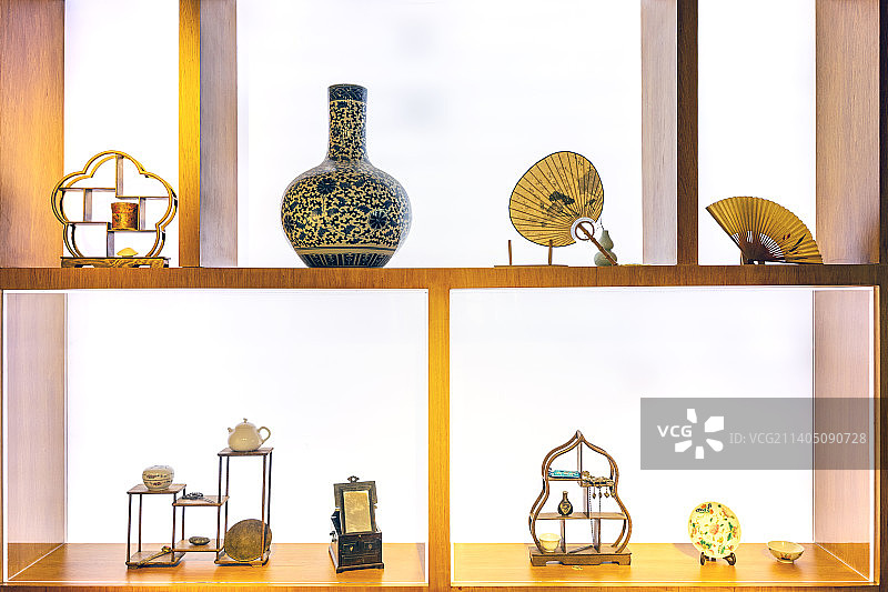 中式展示架图片素材