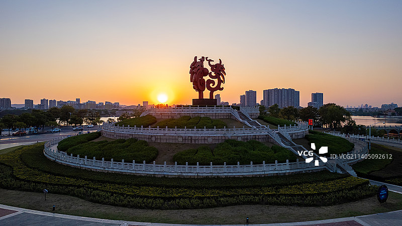 江宁百家湖凤凰广场图片素材