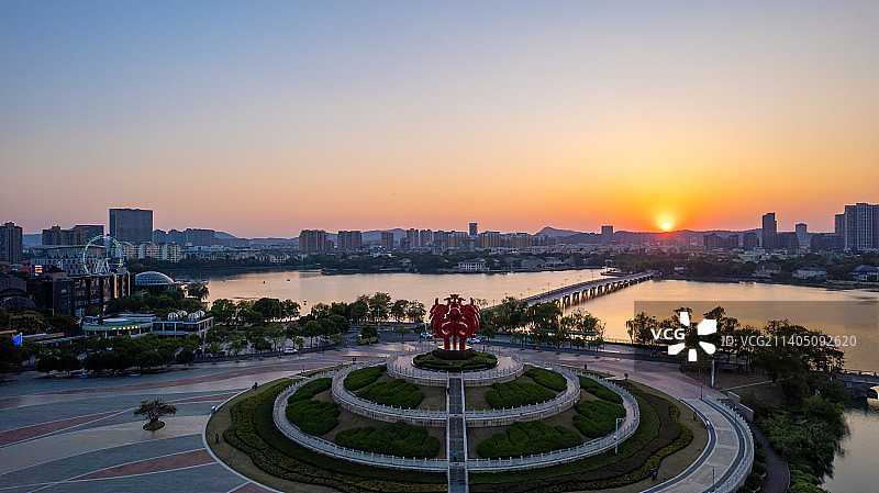 江宁百家湖凤凰广场图片素材