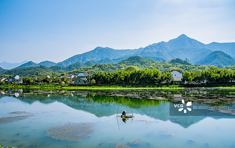 绩溪龙川 如诗如画图片素材