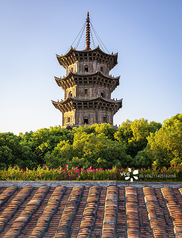 泉州开元寺双塔图片素材