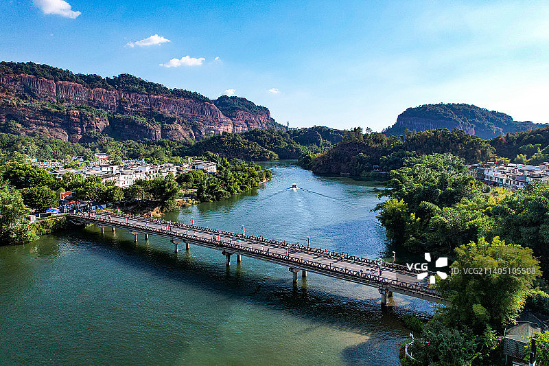 广东韶关丹霞山丹霞游船图片素材