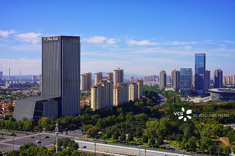 城市风景 洛阳市洛龙区新貌图片素材