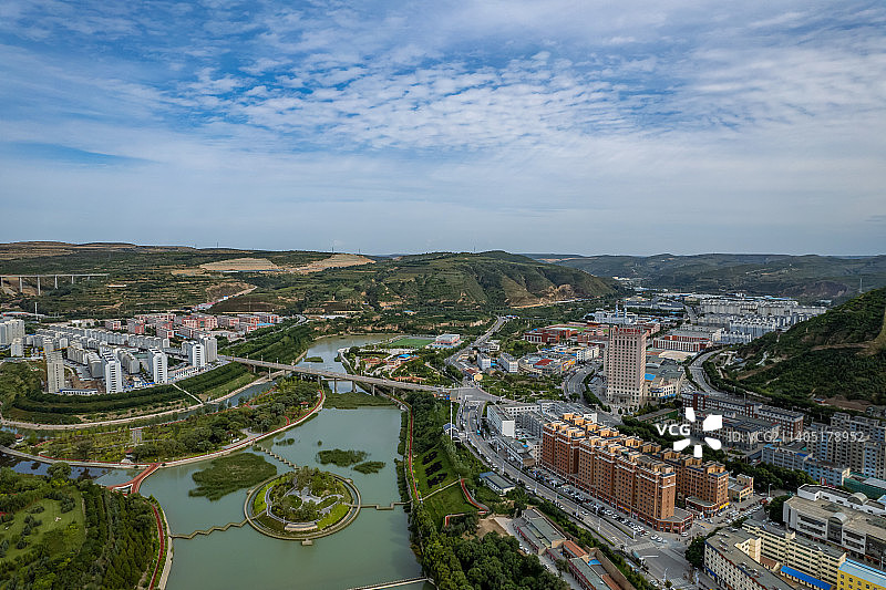 宁夏固原彭阳县城图片素材
