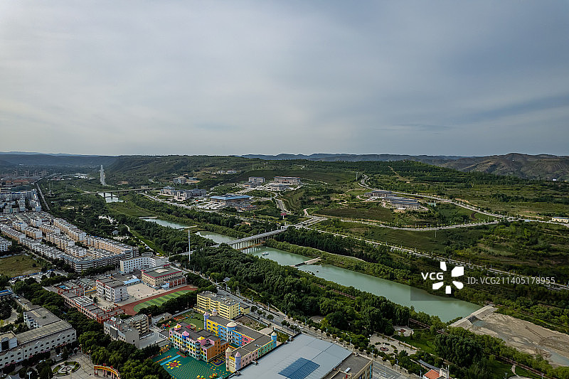 宁夏固原彭阳县城图片素材