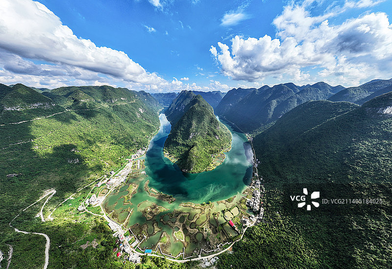 东兰红水河风光图片素材