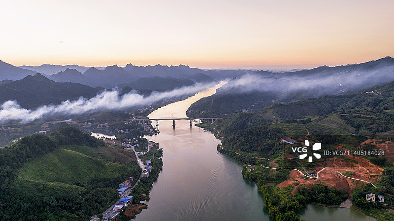东兰红水河风光图片素材