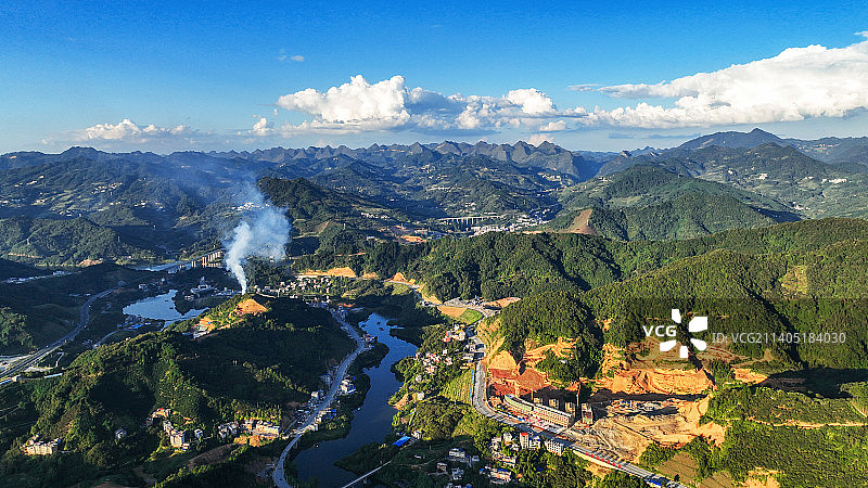 东兰红水河风光图片素材