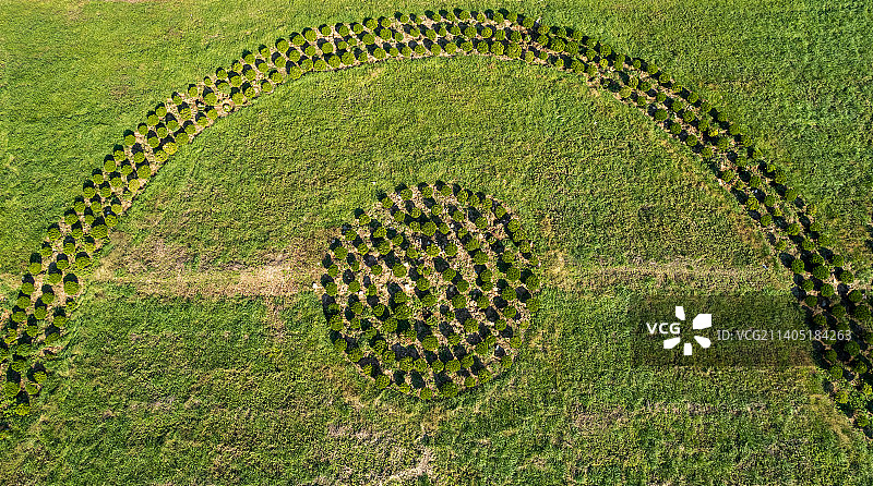 农业领域的高角度视角图片素材