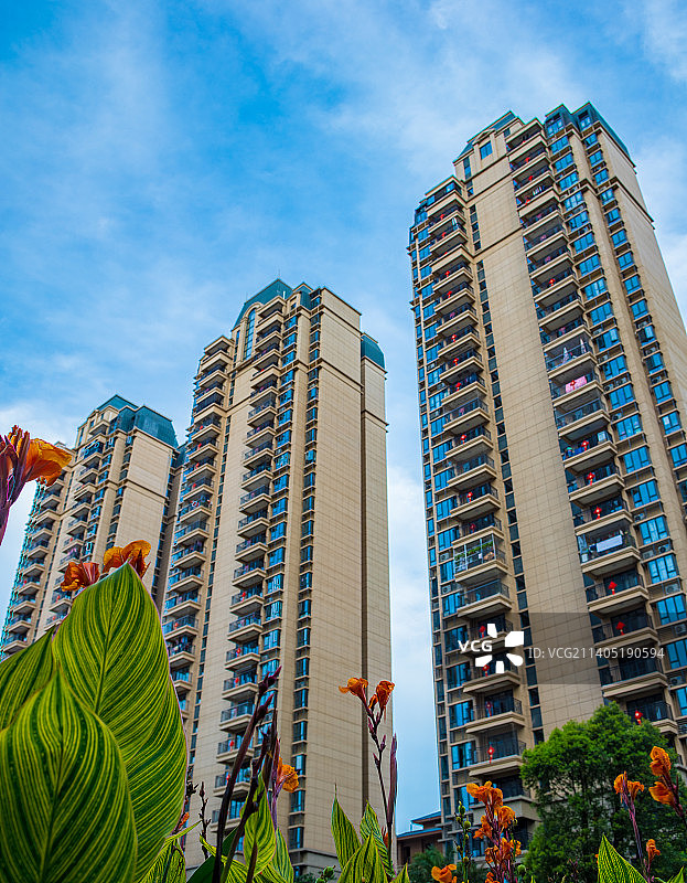 房地产楼盘建筑外立面图片素材