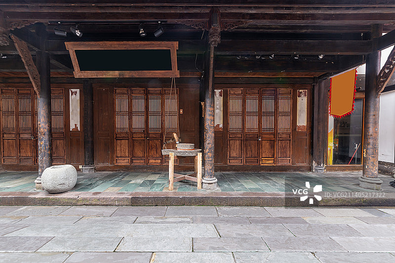 成都锦里古镇街道图片素材