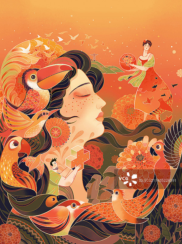 拉美抗疫图片素材