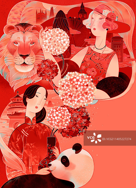 20200703--中英经济联系密切图片素材