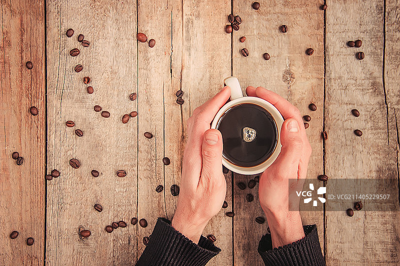 咖啡杯特写图片素材