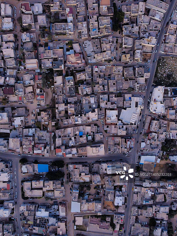 利比亚城市景观航拍图片素材