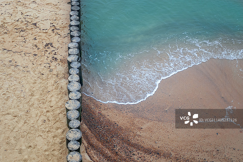 俄罗斯海滩高角度景观图片素材